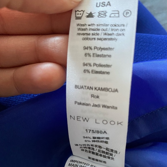 Women’s size 10 blue miniskirt - Picture 3 of 10